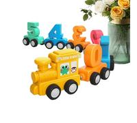 Train magnétique - Jouet d'apprentissage à chiffres numériques pour tout-petits, jeu éducatif | Jouet préscolaire pour garçons et filles de 1 à 6 ans | Blocs de construction d'apprentissage