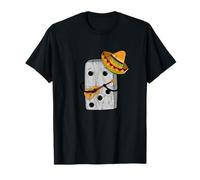 Train mexicain domino drôle avec guitare et sombrero T-Shirt