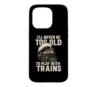 Train Miniature Papa Daddy Fête des pères Coque pour iPhone 15 Pro