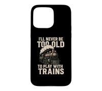 Train Miniature Papa Daddy Fête des pères Coque pour iPhone 15 Pro Max