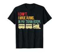 Train Model Railroad Locomotive Retro Railway T-Shirt