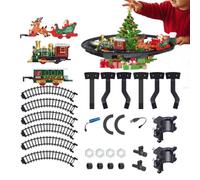 Train Pour Sapin De Noël Véhicule De Noël Rechargeable Avec Circuit | Train Jouet Autour du Sapin avec Lumière et Musique Pour À Partir De 3 Ans Fête De Noël D'Intérieur À La