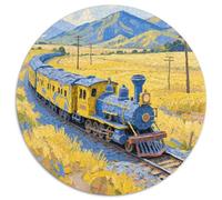 Train Puzzle 1000 Pièces Educa Jouet en Bois Cadeau Unique Décoration Intérieure Dot Painted Color Painting Jeu Éducatif Challenge Toy pour Adultes Et Enfants À Partir De 12 Ans 1000pcs (67.5x67.5cm)