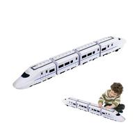 Train souterrain : ensemble de locomotive ferroviaire écologique de 2,76 pouces, modèle de mouvement avec son léger, véhicule de voie flexible avec contrôle d'éclairage | Transport pour n