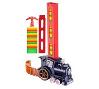 Train Toy, Stacking Game, 4.13x6.3x2.76 inches Creative Track Builder, Sound and Light Effects, Automatic Movement Feature, Fun for Boys, Girls, Childrens, Present Ideas Easy to Use