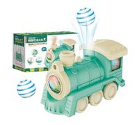 Train Toys, Boule Ball Train with Lights Sounds, Educational Sensory Toy Set Kids, Boys and Girls, Interactive STEM Learning for Holiday, Christmas, Birthday cadeau, 20,2x10x12.7 cm rouge vert