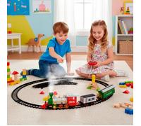 Train vapeur jouet - SPRINGOS - 2025 - Effets sonores - Vapeur - 7 pièces