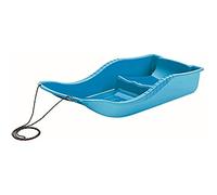 Traîneau à neige en forme de bateau avec siège et corde