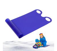 Traîneau à neige enroulable à grande vitesse pour , tapis de roulement robuste et léger pour jeux en plein air sur la neige, l' , le sable, la plage, portable, pliable pour les voyages, le