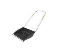 Fiskars Traîneau à neige SnowXpert 74 cm Tête en plastique Manche en aluminium Noir/Orange 1003470