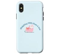 Traîneau avec Sass et A_s Bold Queer Holiday Pride Coque pour iPhone X/XS