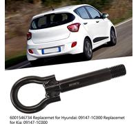 Traineau - Crochet pour les yeux 6001546734 Boucle de remorque de remplacement pour Hyundai Accent Verna Noir