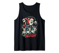 Traîneau dans la Fosse en métal Blegh Père Noël Débardeur