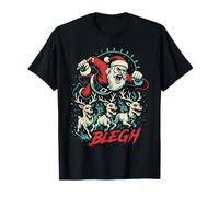 Traîneau dans la Fosse en métal Blegh Père Noël T-Shirt