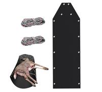 Traîneau de cerf - Porte-gibier - Traîneau de cerf robuste - Luge polyvalente pour transporter la chasse au cerf, le bois de chauffage,