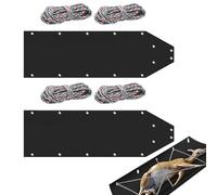 Traîneau de pêche sur Glace - Traîneau Utilitaire Multifonction de 185,4 x 58,4 cm | Transporteur de Jeu Robuste pour la Chasse, Harnais épais et résistant déchirures pour Le Transport du Bois de