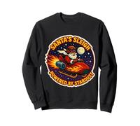 Traîneau du Père Noël alimenté par Stardust Funny Christmas Kids Boys Sweatshirt