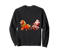 Traîneau du Père Noël tiré par Un Cheval Sweatshirt
