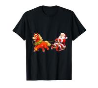 Traîneau du Père Noël tiré par Un Cheval T-Shirt