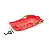 Prosperplast Luge en plastique Hornet dirigeable – freins et corde – Rouge
