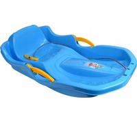 Traîneau en plastique avec freins Speed Bob bleu