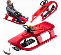 Traîneau en plastique KADAX avec klaxon, traîneau pour enfants en plastique r...