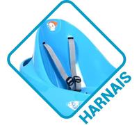 EDA Luge bébé Bobee Bob – plastique, harnais de sécurité et sangle – Multicolore G