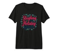 Traîneau Pendant la Saison des fêtes T-Shirt Haut de Gamme