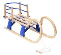 vidaXL Traîneau Pliable avec Dossier Luge d'Extérieur Ensemble de Jouet de Plein Air Equipement de Sports de Ski 93700