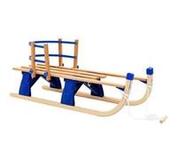 Traîneau pliable en bois avec dossier 119 cm