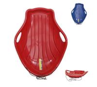 Traîneau pour enfants Grand bob en plastique corde à tirer poignée - PROSPERPLAST - Rouge