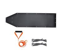 Traîneau robuste en polyéthylène de 226,8 kg avec corde de 355,6 cm pour boue, neige, glace, chariot de transport pour camping et bois de chauffage