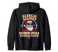 Traîneau Toute la journée - Tour du Monde du Pôle Nord du Père Noël Sweat à Capuche
