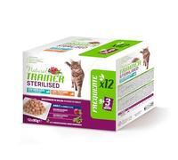 Trainer Aliments humides pour Chats Adultes stérilisés, Multipack Dinde et morue, 12 x 85 g