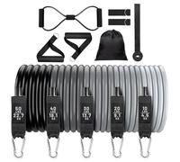 Trainer Bandes de suspension - Bandes de résistance d'entraînement | Bandes de résistance réglables haute performance pour la maison, la gym, le garage, le studio de yoga