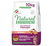 TRAINER Natural Cat Sterilised Adult avec du saumon 10kg
