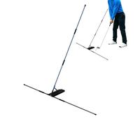 Trainer Rod - Fiberglass, 41,34 x 41,34 in Golf Alignment Stick Adjustable Practice Aid | Portable Swing Training Tool With PVC Sleeve & ABS Angle Plate, Golf Training Rod For Backyard, Indoor Range