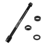 Trainer Thru Axle M12 x 1.5mm Adaptateur D'essieu Traversant Vélo de Rroute | Entraînement à Roulettes de Vélo Adaptateur D'axe Enfichable Alliage D'aluminium Noir pour D'intérieur VTT Vélo de Gravel