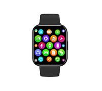 TRAINERULTRABK smartwatche et montre de sport 5,13 cm (2.02") Numérique 320 x 320 pixels Ecran tactile Noir