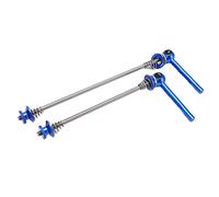 Traineur Brincet à débit rapide Lever à haute résistance Texture en métal léger Texture rapide Rod pour vélos de route Vélos pliants 2pcs TC4 ALLIAGE D'ALUMINUM (Bleu)