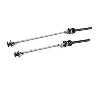 Traineur Brincet à débit rapide Lever à haute résistance Texture en métal léger Texture rapide Rod pour vélos de route Vélos pliants 2pcs TC4 ALLIAGE D'ALUMINUM (Noir)