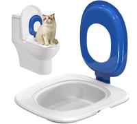 Traineur de litière de Toilettes, entraîneur de Toilette pour Chats Kit de Toilette détachable