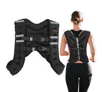 TrainHard Gilet lesté 5 kg/8 kg/10 kg, style X, gilet d'entraînement pour la musculation, la course, le fitness, le cross training (8 kg)