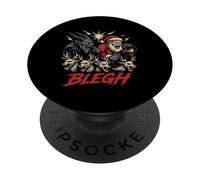 Training in The Pit Metal Blegh Krampus Christmas PopSockets PopGrip Adhésif
