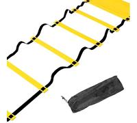 Training Ladder, Balance Tool Workout, 15,75 x 0,79 pouces Speed Agility Outdoor Recreation, Playing Field Accessory, Ladder Exercise Equipment for Adults, Kids, Footwork and Coordination Drills Use