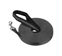 Training Lead for Dogs, 20m/65ft Long Nylon Long Line Dog Lead for Pet Tracking Training Obedience Lead Leash (black)