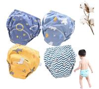 Training Pants for Boys Girls, Up Airy Potty Training Underwear, Washable Waterproof Absorbent Underwear (4Mix-G,Medium)