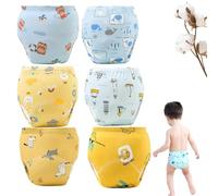 Training Pants for Boys Girls, Up Airy Potty Training Underwear, Washable Waterproof Absorbent Underwear (6Mix-G,Large)