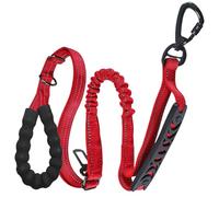 Training Rope Dogs - No Pull Walking Lead, Adjustable Design with Soft Handle for Large Breed Dogs Shock Absorbing Pet Tape Outdoor Walking Jogging Hiking Safety Control for Pets
