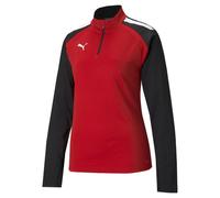 Training top 1/4 zip femme Puma Team Liga Rouge L Female